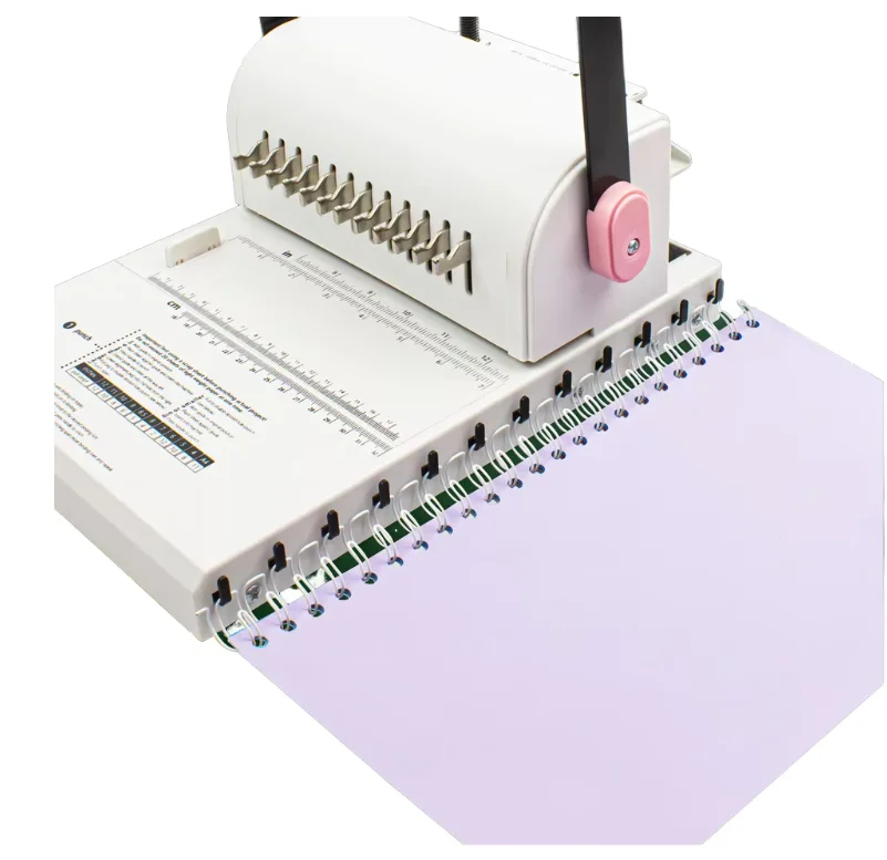 Binding Machine Comb - 어린이 및 사무실용 수동 제본기 12홀