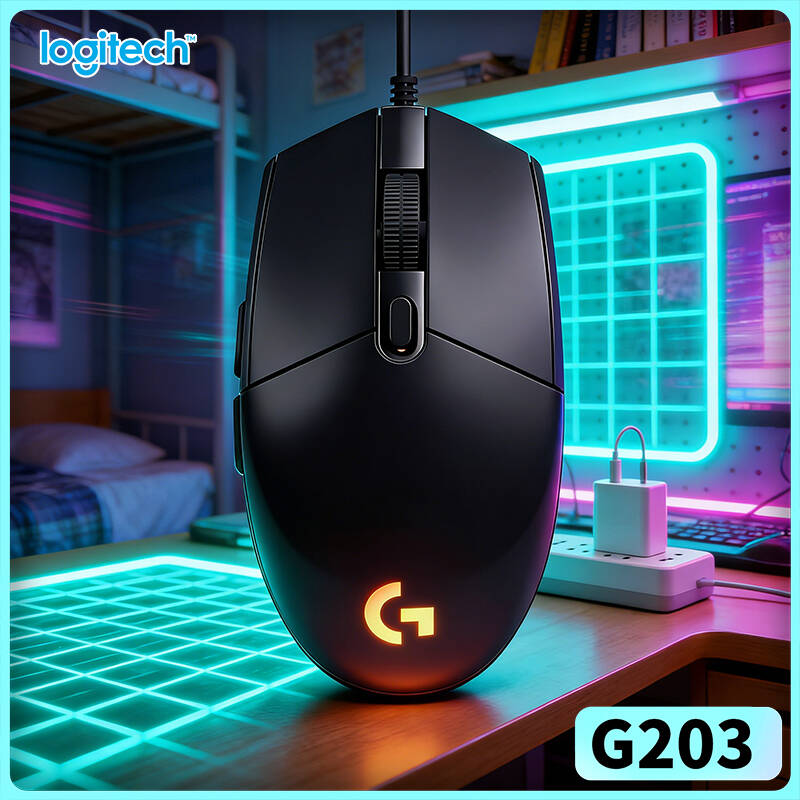 Logitech Mouse G203 - 로지텍 G203 프로디지 RGB 게이밍 마우스