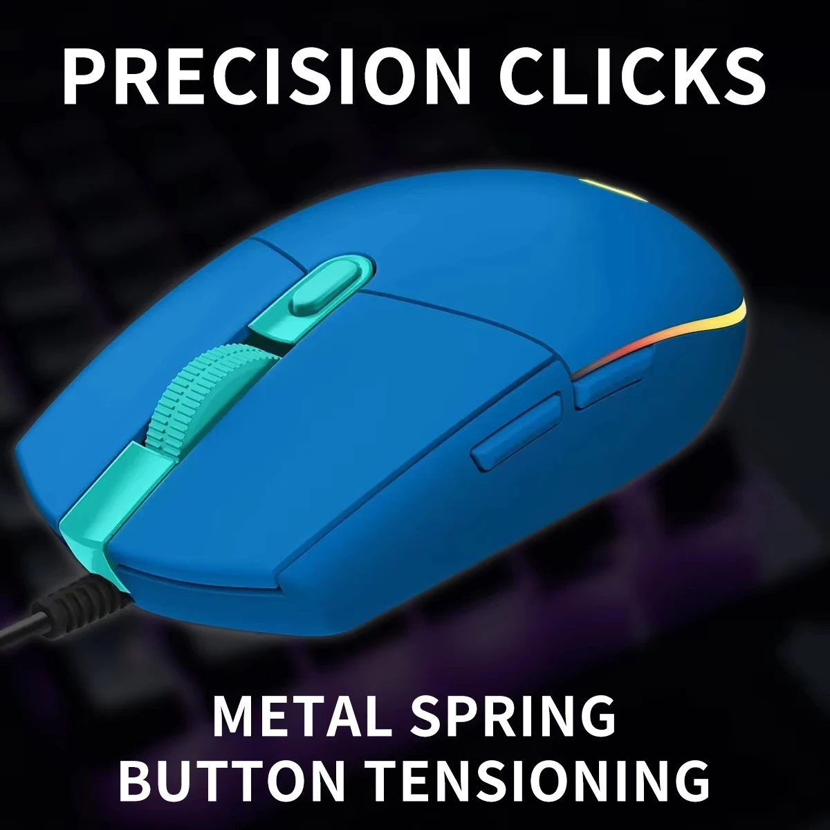 로지텍 G203 유선 게이밍 마우스, RGB 백라이트, - Logitech Mouse G203 리뷰 및 가격