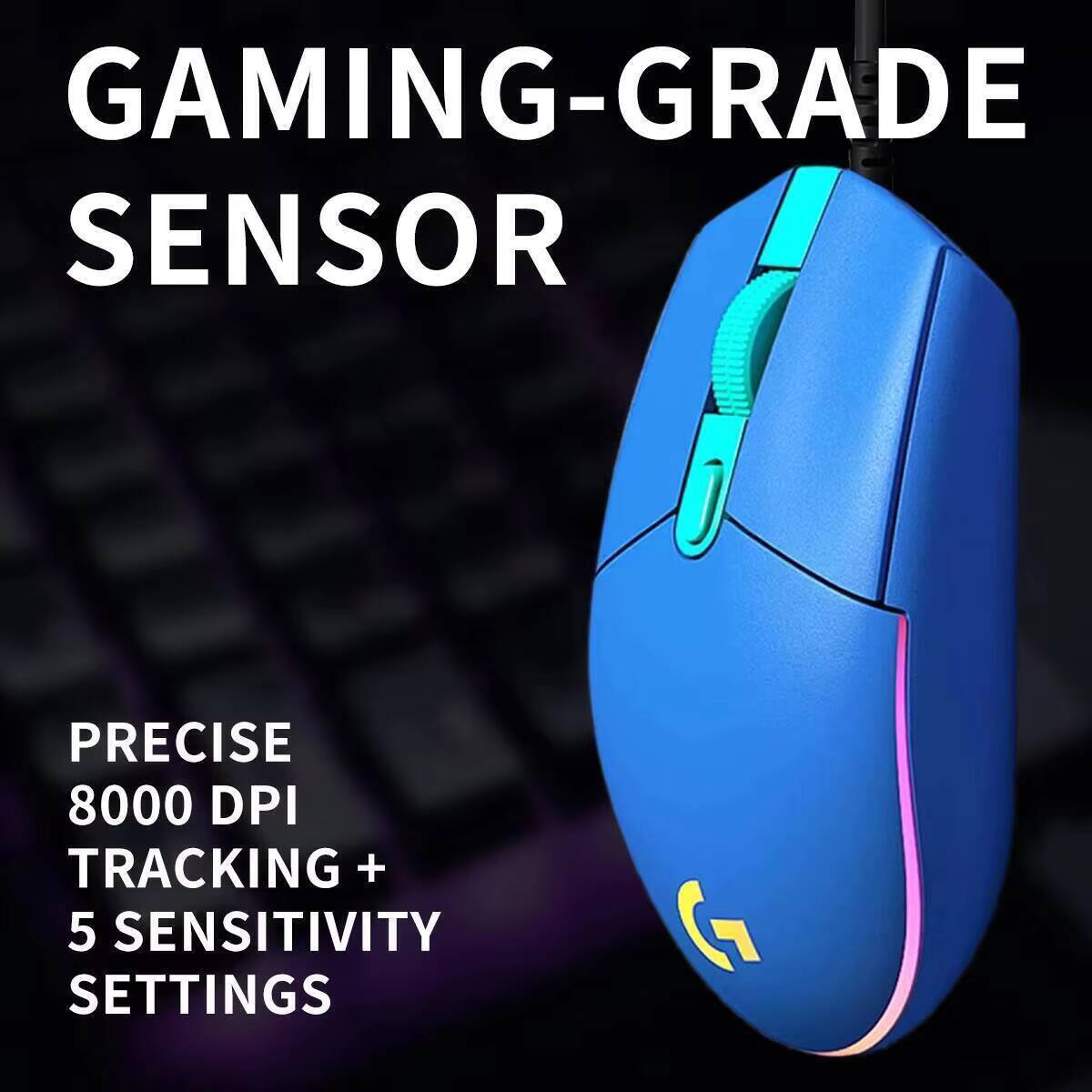 로지텍 G203 프로디지 유선 게이밍 마우스 8000  - Logitech Mouse G203 리뷰 및 가격